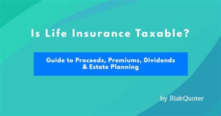 Are life insurance proceeds taxable in MD?