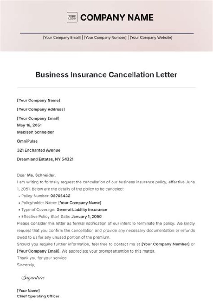 Can an insurance company cancel my policy without notice?
