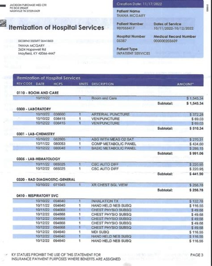 Can hospital balance bills?