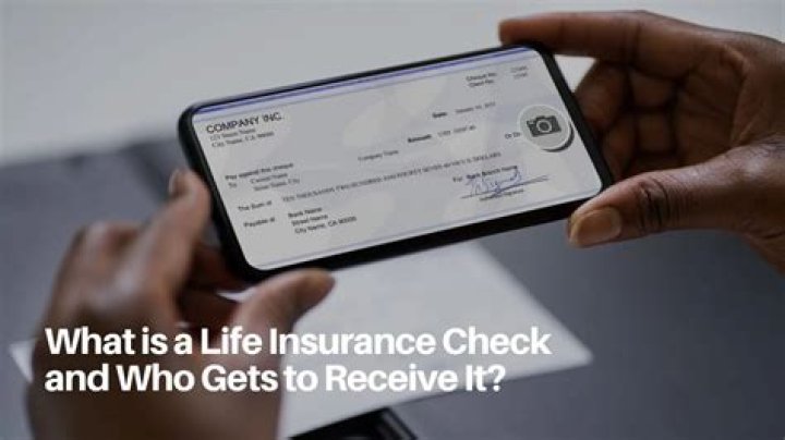 Can I cash a life insurance check?