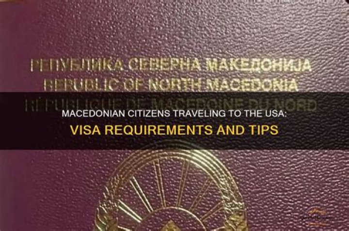 Can Macedonian citizens travel to USA?
