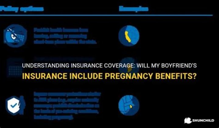 Can my boyfriends insurance cover my pregnancy?
