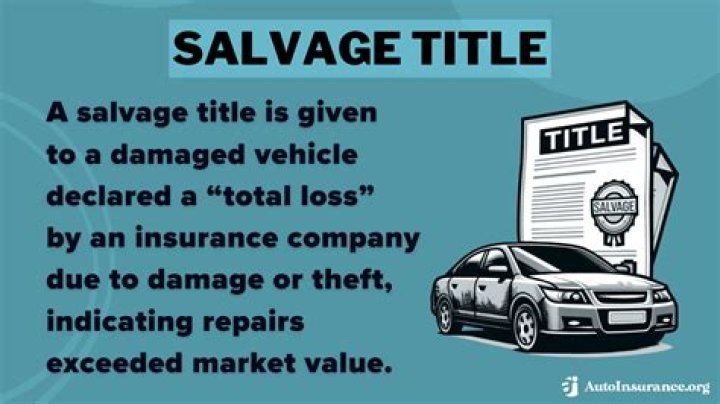 Can you find out why a car has a salvage title?