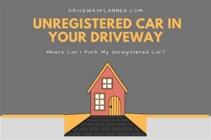 Can you have an unregistered car in your driveway in NY?