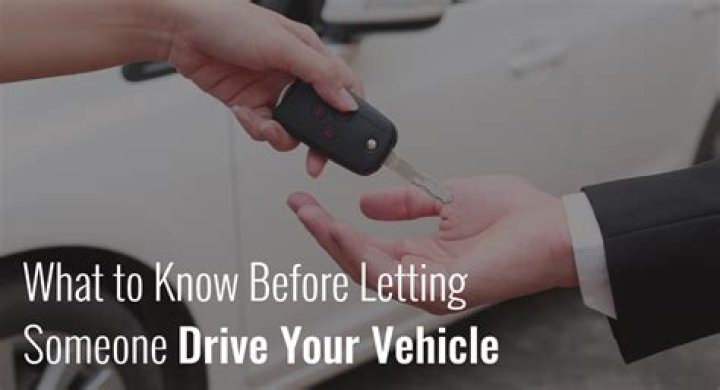 Can you lose your license for letting someone drive your car?