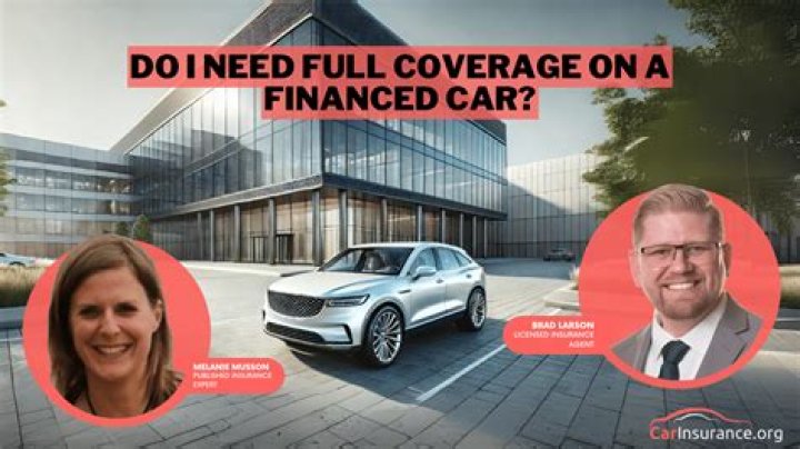 Do I need full coverage on a financed car?