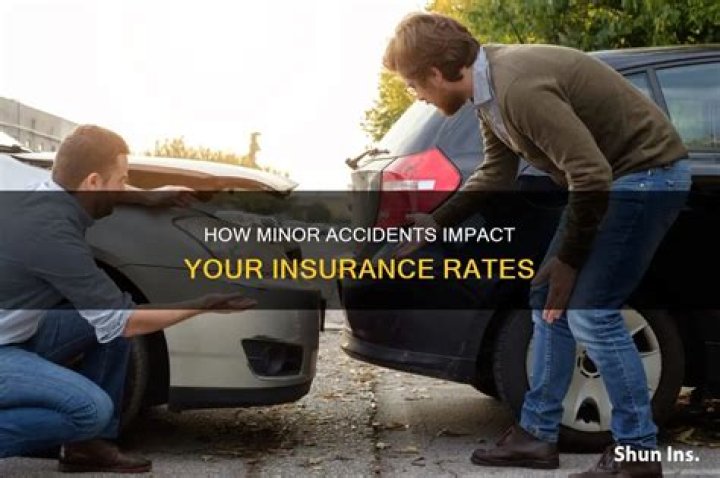 Do minor accidents affect insurance?