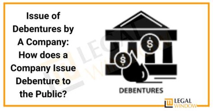 Does a debenture mean a company is in trouble?