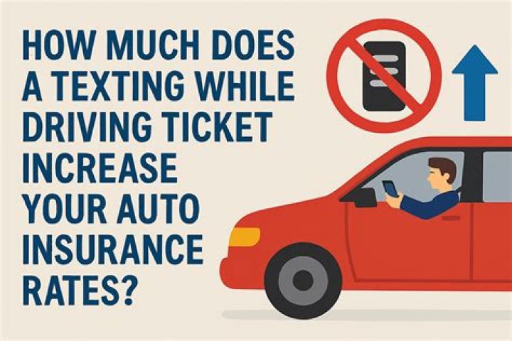 Does a texting ticket raise insurance?