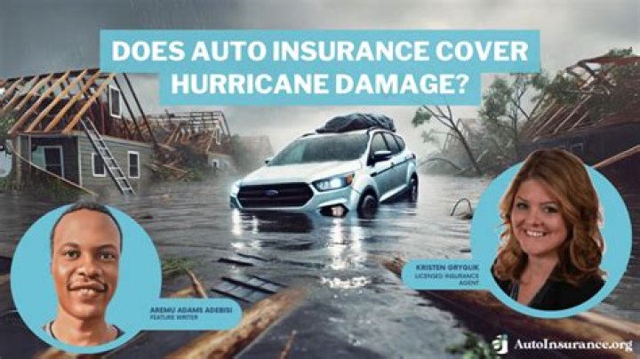 Does car insurance cover damage due to natural disasters?