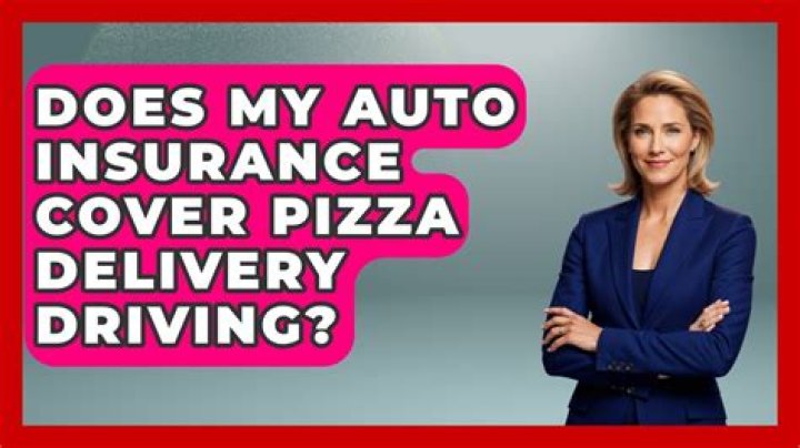 Does personal car insurance cover pizza?