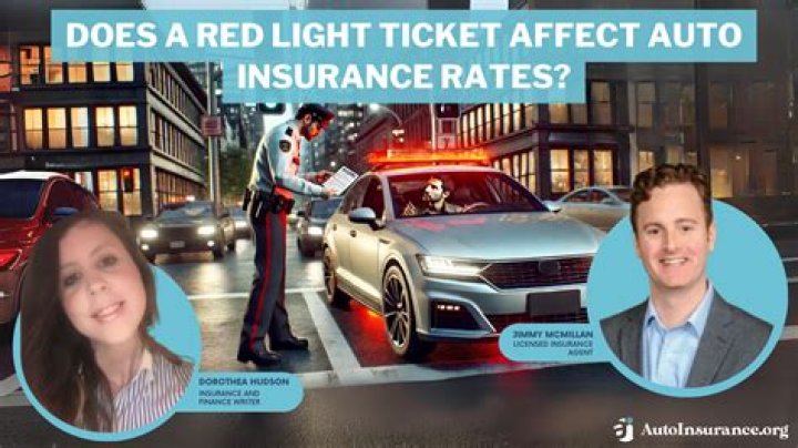 Does red light ticket affect insurance in NY?