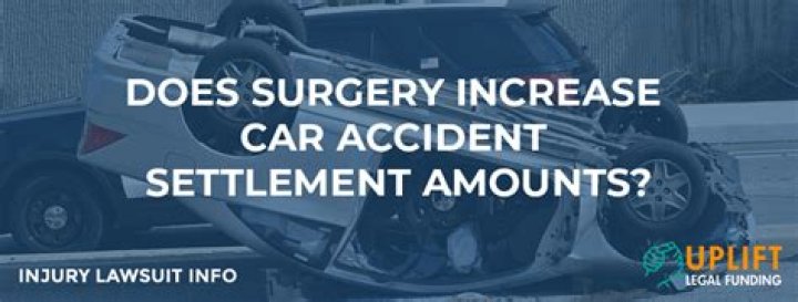 Does surgery increase car accident settlement amounts?
