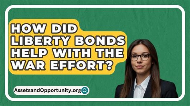 How did bonds help with the war effort?