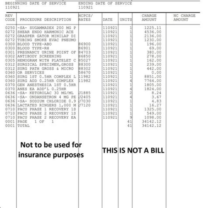 How do I request itemized medical bills?