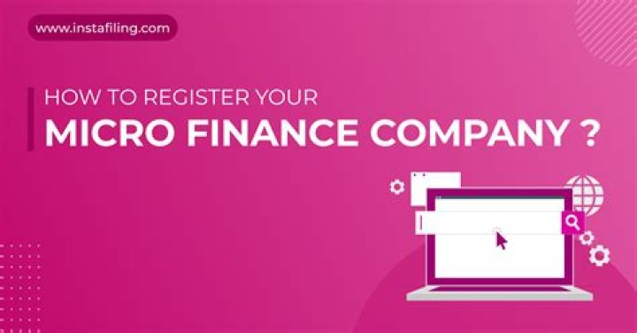 How do I set up a micro finance company?