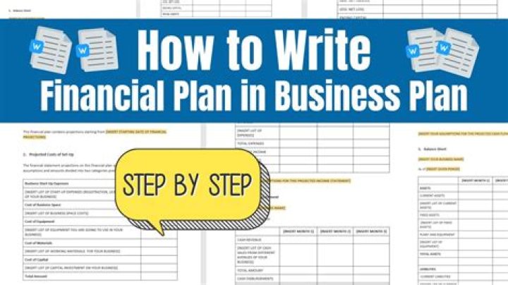 How do I write a business plan for a financial advisor?