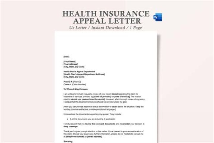 How do I write an effective insurance appeal letter?