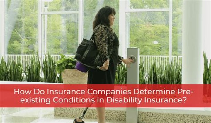 How do insurance companies determine pre-existing conditions?