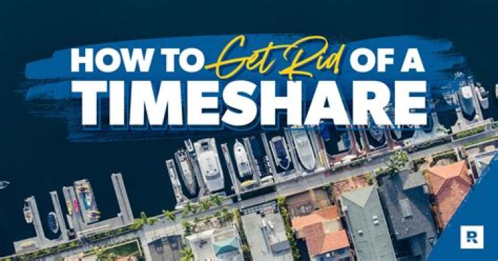 How do you get rid of a timeshare that is not paid off?