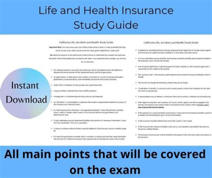 How hard is the health insurance exam?