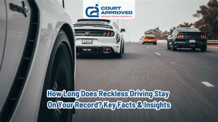 How long does a bad driving record last?