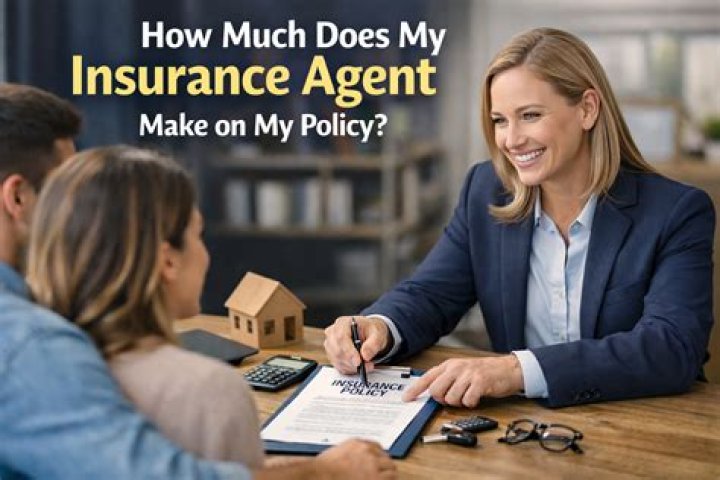 How much does an insurance agent make on an auto policy?
