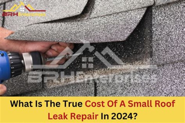 How much does it cost to repair a small roof leak?