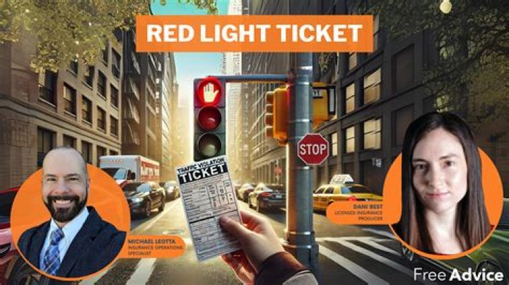 How much is a red light ticket in NC?