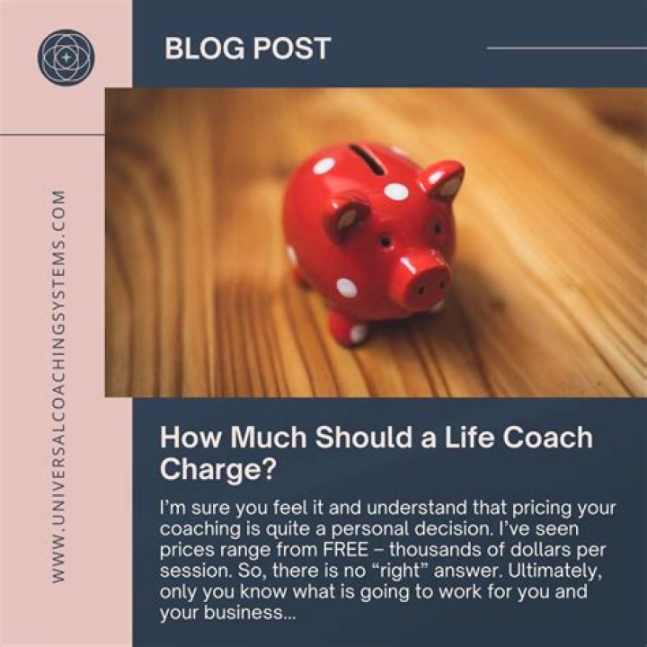 How much should a life coach Charge?