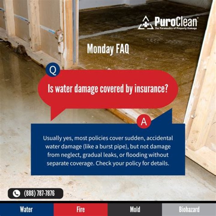 Is water damage covered by laptop insurance?