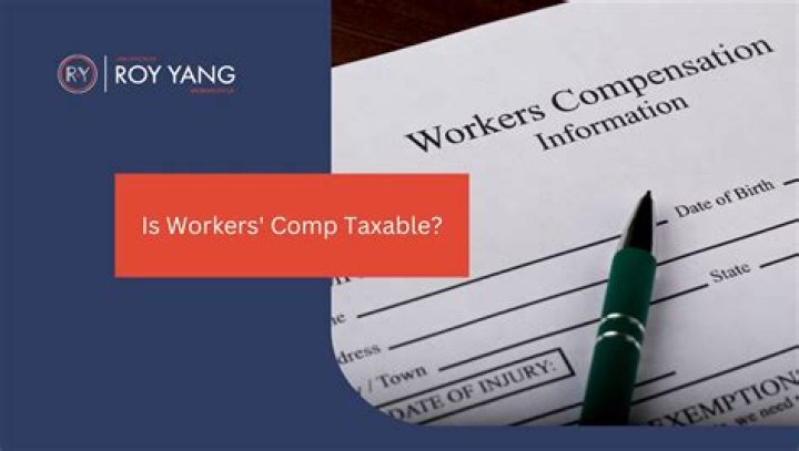 Is Workers Comp considered taxable income?
