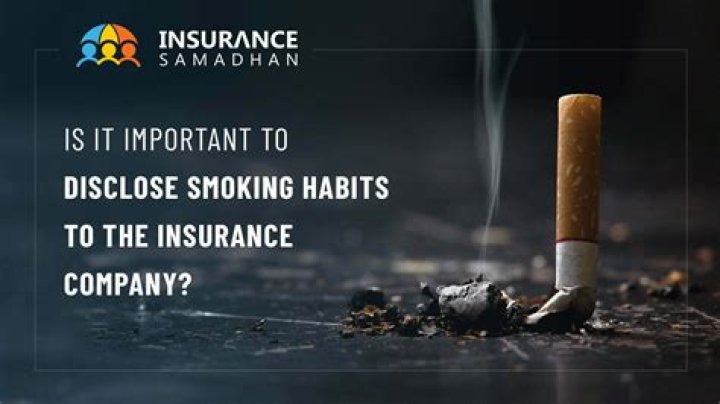 Should we disclose smoking in term insurance?