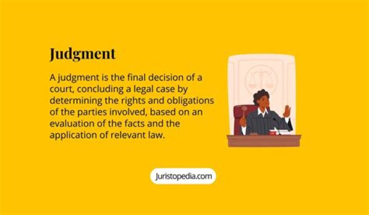 What are judgments on title?