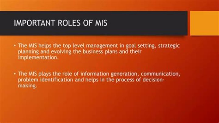 What are the importance of MIS to business organization?