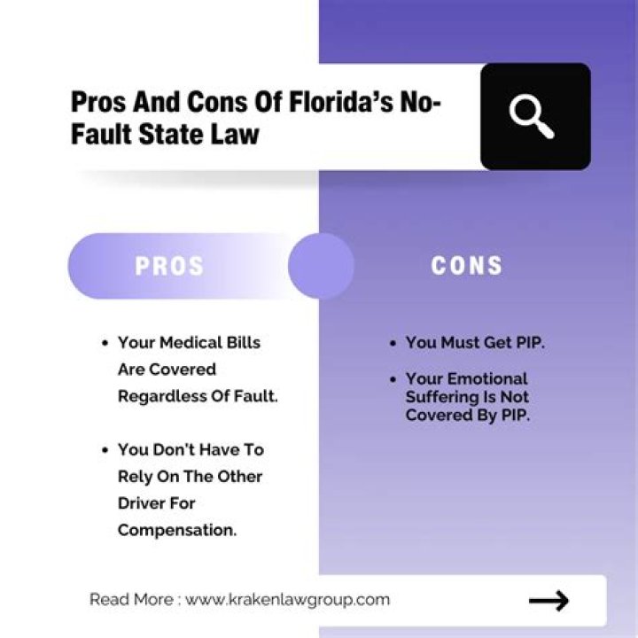 What are the pros and cons of no fault insurance?