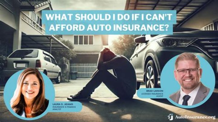 What do I do if I cant afford car insurance?