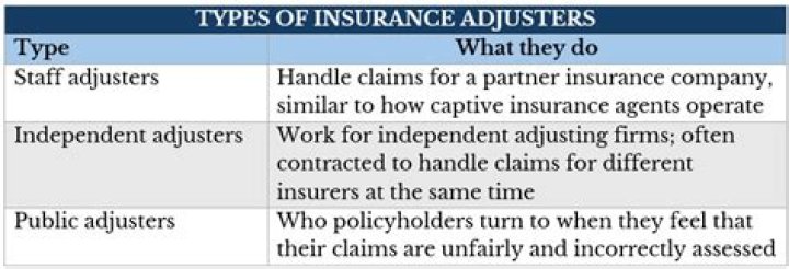 What do insurance adjusters and insurance investigators do?