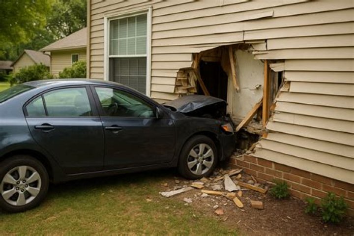 What happens if someone crashes into my house?
