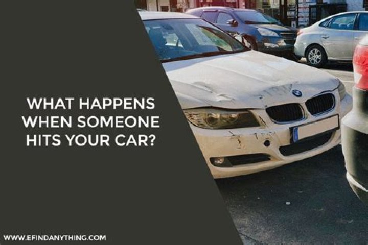 What happens if someone hits your parked car?