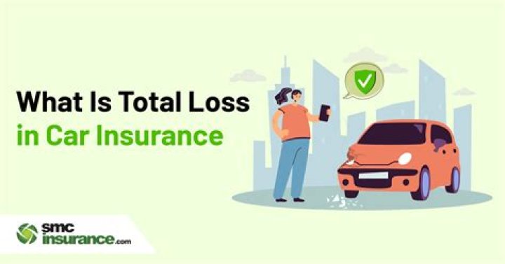 What happens when a vehicle is declared a total loss?