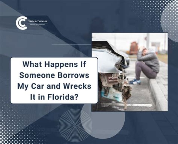 What happens when someone borrows your car and has an accident?