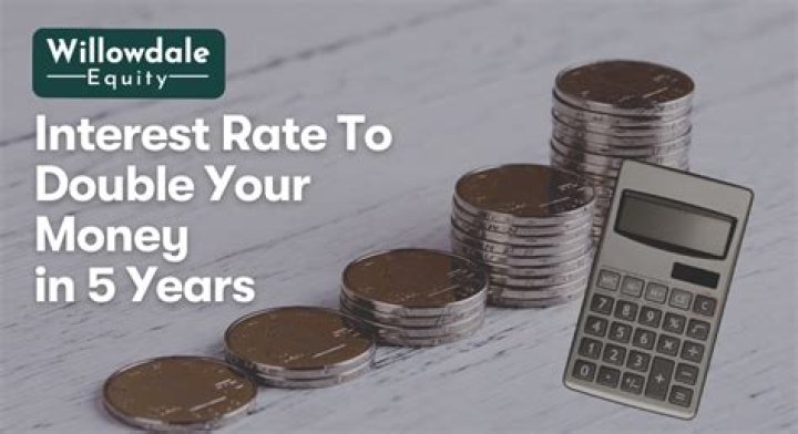 What interest rate will double in 8 years?