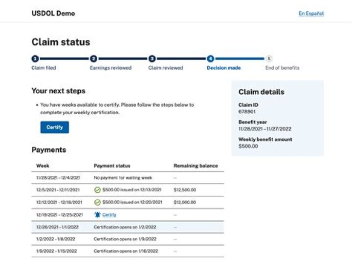 What is a claim payout?
