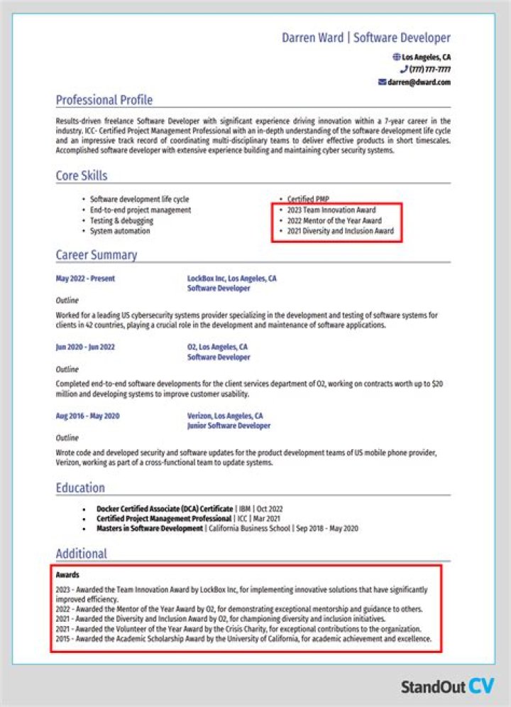 What is an example of an endorsement?