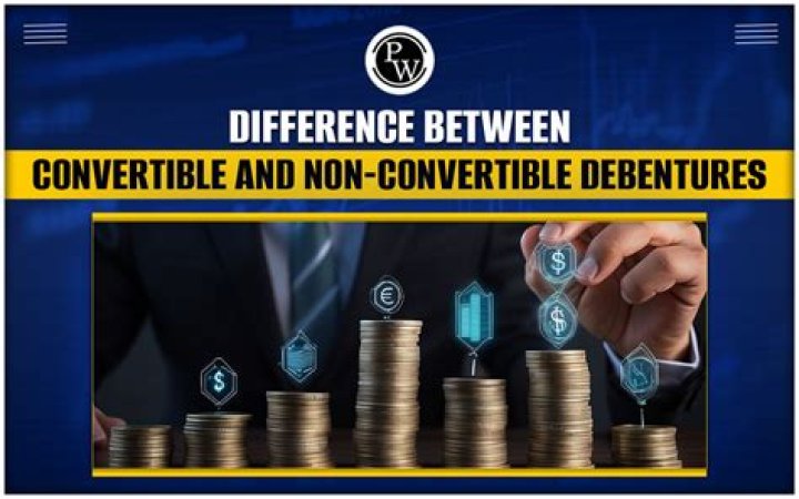 What is the difference between convertible and non convertible debenture?