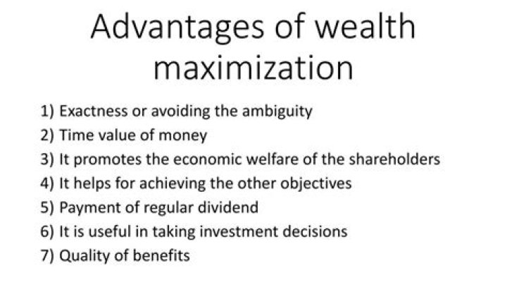 What is the meaning of shareholder wealth maximization?
