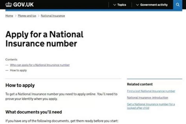 What is the meaning of the letters in a UK National Insurance number?