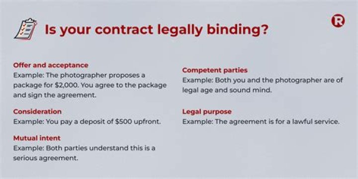 What makes an insurance contract legally binding?
