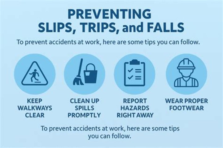 What should I do if I slip and fall at home?